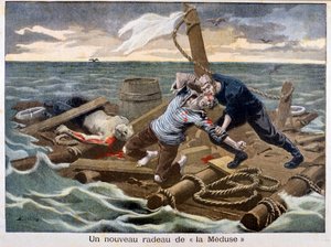 Het nieuwe vlot van de Medusa door Fortuné Méaulle
