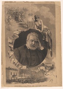 Portret van Victor Hugo door Fortune Louis Meaulle