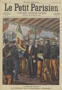 President Loubet van Frankrijk bezoekt Marseille door Fortune Louis Meaulle