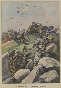 Het patriottisme van de Boeren: vrouwen en kinderen helpen aan het front