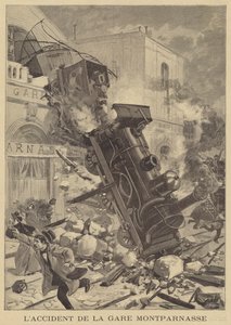 Treinongeluk op het Gare Montparnasse