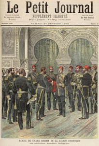 Terugkeer van het Grootlint van het Legioen van Eer naar de Nieuwe Khedive van Egypte, uit 