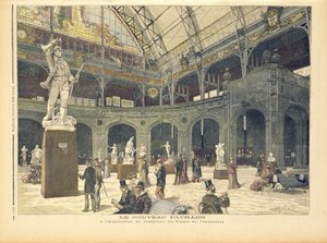 Het nieuwe beeldhouwwerkpaviljoen in het Palais de l