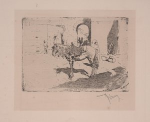 Paard van Marokko door Fortuny y Carbó