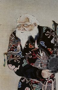 De grote leiders van de achttiende-eeuwse Ainu: Itokoi en Shinichi uit Akkeshi, Chosama uit Uraashibetsu en Shonko uit Noshappu, in het bijzonder, illustratie