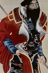 De grote leiders van de achttiende-eeuwse Ainu: Itokoi en Shinichi uit Akkeshi, Chosama uit Uraashibetsu en Shonko uit Noshappu, in het bijzonder, illustratie