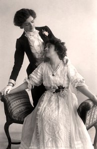 Lily Elsie 1886-1962 en Adrienne Augarde 1882-1913, Engelse actrices, 1907
