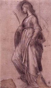 Studie van St. Catharina van Alexandrië door Fra Bartolomeo
