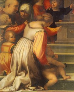 Onze-Lieve-Vrouw van Barmhartigheid door Bartolomeo della Porta bekend als Fra Bartolomeo (1472-1517) (detail) door Fra (1472 1517) Bartolomeo