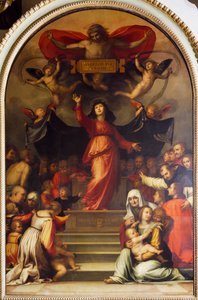 Onze-Lieve-Vrouw van Barmhartigheid, door Bartolomeo della Porta, bekend als Fra Bartolomeo (1472-1517) door Fra (1472 1517) Bartolomeo