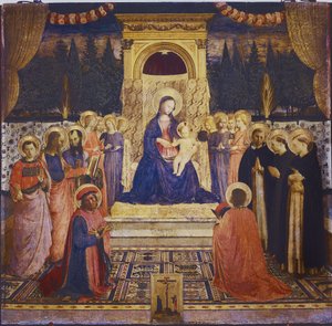 Altaarstuk van San Marco, circa 1438-1440 door Fra  Angelico