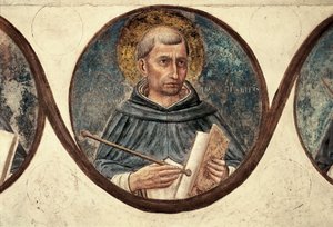 Detail van Sint Raymond van Peñafort