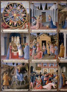 Het leven van Christus, Armadio degli Argenti door Fra  Angelico