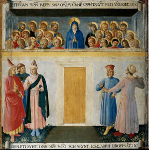 Pinksteren. Leven van Christus, Armadio degli Argenti door Fra  Angelico