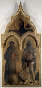 Tabernakeldeur van de Heilige Drie-eenheid (Santa Trinita) door Fra  Angelico