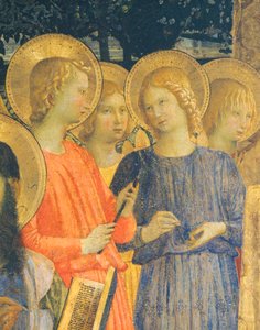 San Marco Altaarstuk, door Giovanni da Fiesole bekend als Fra Angelico, detail, ca. 1440