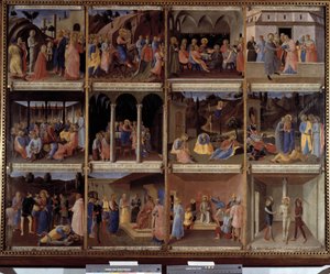 Scènes uit het leven van Christus uit de Kabinet van Heilige Vazen of de Kabinet van de Ex-Voto van Zilver van de Kerk Santissima Annunziata 1450-1453