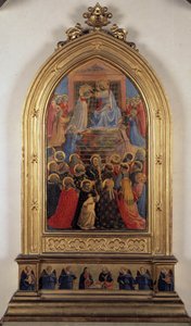 De kroning van de Maagd door Fra  Angelico