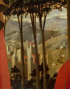 De kruisafneming of het altaarstuk van de Heilige Drie-eenheid (detail) (ca. 1432)