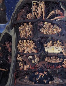 Het Laatste Oordeel: Hel door Fra  Angelico