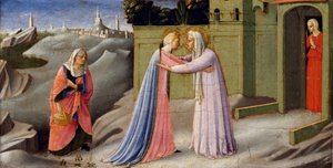 De Visitatie (altaarstuk), schilderij door Fra Angelico, ca. 1440