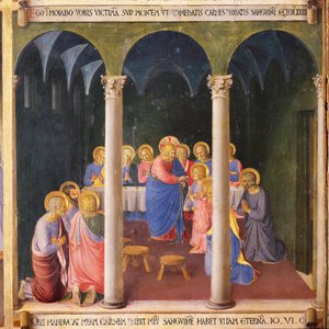 De communie door Fra  Angelico