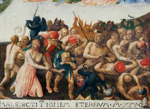 Het laatste oordeel. Leven van Christus, Armadio degli Argenti door Fra  Angelico