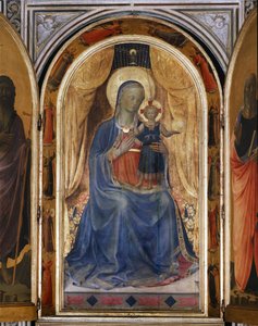 Maagd met kind door Fra  Angelico