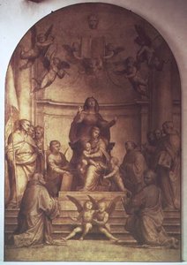 Het Altaarstuk van de Grote Raad, 1510 door Fra 1472 1517 Bartolommeo