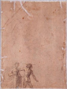 Twee figuren (verso)