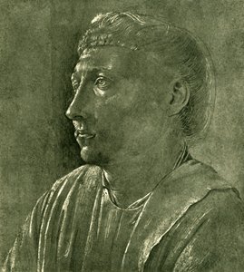 Buste van een geestelijke, c1450, 1943 door Fra Angelico