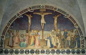 Kruisiging van Christus, 1442 door Fra Angelico