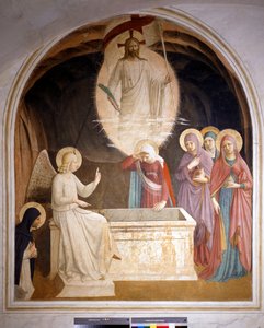 De verrezen Christus en de heilige vrouwen bij het graf