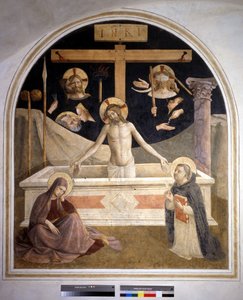 De opstanding van Christus. 1438/1445. Fresco van Guido di Pietro