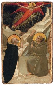 Sint Dominicus en de stigmatisering van Sint Franciscus door Fra Angelico