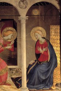 De Annunciatie - Pala de Cortone door Fra Angelico