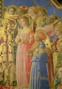 De Kroning van de Maagd (detail)