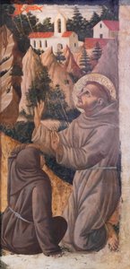 St. Franciscus van Assisi ontvangt de stigmata door Fra Diamante