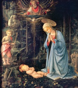 Aanbidding van het Kind van Palazzo Medici door Fra Filippo Lippi