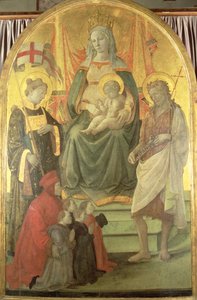 Madonna del Ceppo, 1453 door Fra Filippo Lippi