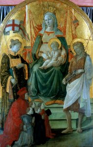Madonna del Ceppo, 1453 door Fra Filippo Lippi