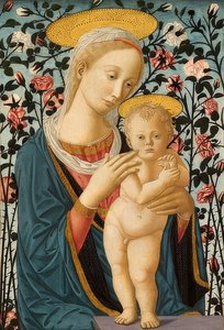 Madonna en kind, ca. 1470 door Fra Filippo Lippi
