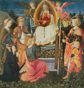 De Madonna van de Heilige Gordel, 1456 door Fra Filippo Lippi