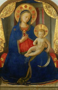 Madonna van Nederigheid, ca. 1435-1440 door Fra Giovanni Angelico da Fiesole