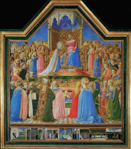 De Kroning van de Maagd, ca. 1430 door Fra Giovanni Angelico da Fiesole