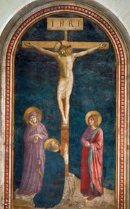De Kruisiging met Sint Dominicus, ca. 1440 door Fra Giovanni Angelico da Fiesole