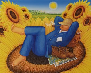 Van Goghs Zonnebloemen, 1998