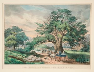 De rit door de Hooglanden door Frances Flora Bond Palmer