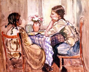 De Maaltijd door Frances Hodgkins