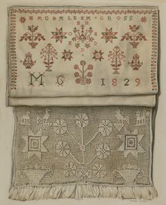1829 Show Handdoek door Frances Lichten